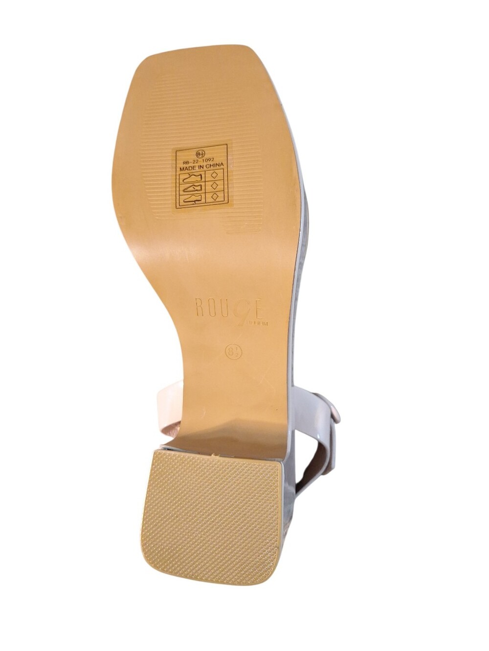 NIB Rouge Platform Block Heels - Picture 4 of 5
